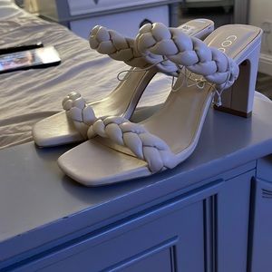 Cream heels